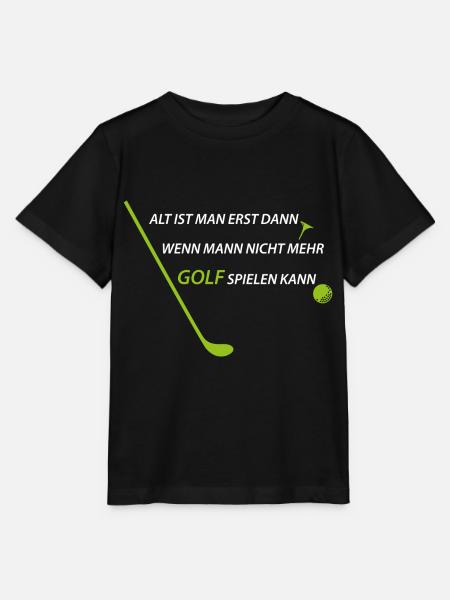 Golf Sport Geschenk Hole - Stanley/Stella Kinder T-Shirt MINI CREATOR  - Schwarz