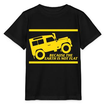 Earth Geschenk Offroad Fahrzeug Geländewagen - Stanley/Stella Kinder T-Shirt MINI CREATOR  - Schwarz - Vorne - Mikhail (115cm)