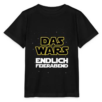 Das wars, endlich Feierabend - Stanley/Stella Kinder T-Shirt MINI CREATOR  - Schwarz - Vorne - Mikhail (115cm)
