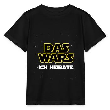 Das wars - Ich Heirate! - Stanley/Stella Kinder T-Shirt MINI CREATOR  - Schwarz - Vorne - Mikhail (115cm)