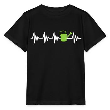 Jardinage Battements de coeur Arrosoir Jardin jardin - T-shirt bio MINI CREATOR Stanley/Stella Enfant - noir - Devant - Mikhail (115cm)