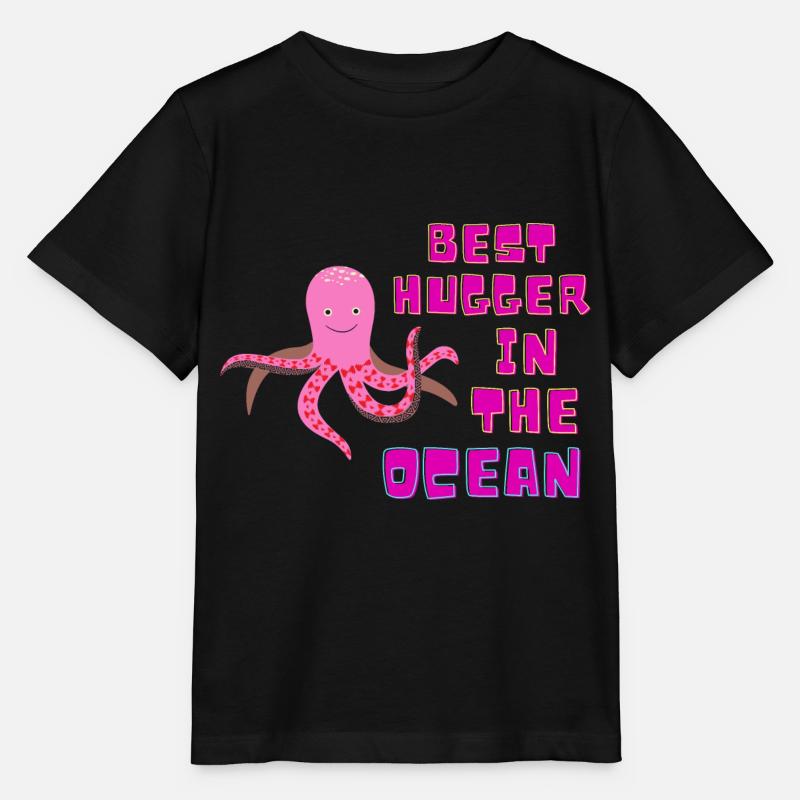 Meilleur hugger dans l'océan - T-shirt bio MINI CREATOR Stanley/Stella Enfant - noir