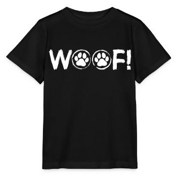 Woof! Hunde Hundebesitzer Hundeliebhaber - Stanley/Stella Kinder T-Shirt MINI CREATOR  - Schwarz - Vorne - Mikhail (115cm)