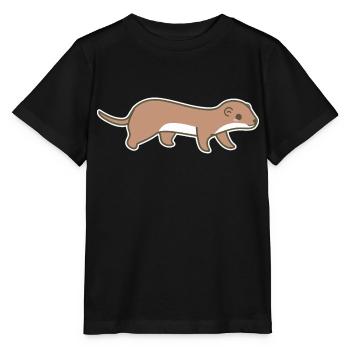 Wiesel - Stanley/Stella Kinder T-Shirt MINI CREATOR  - Schwarz - Vorne - Mikhail (115cm)