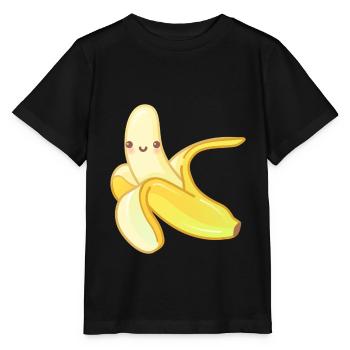 Banane - Stanley/Stella Kinder T-Shirt MINI CREATOR  - Schwarz - Vorne - Mikhail (115cm)