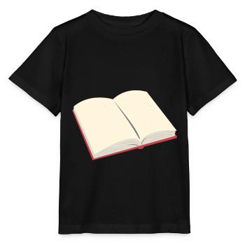Offenes Buch - Stanley/Stella Kinder T-Shirt MINI CREATOR  - Schwarz - Vorne - Mikhail (115cm)
