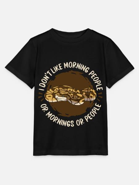Boa Constrictor Schlange - Stanley/Stella Kinder T-Shirt MINI CREATOR  - Schwarz