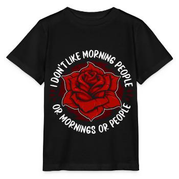Rose Roses Rose Garden Jardinier - T-shirt bio MINI CREATOR Stanley/Stella Enfant - noir - Devant - Mikhail (115cm)