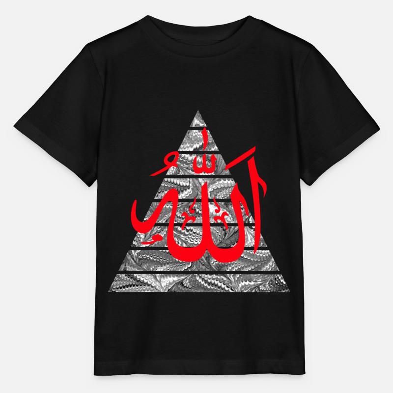 allah rouge - T-shirt bio MINI CREATOR Stanley/Stella Enfant - noir