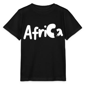 Afrique - T-shirt bio MINI CREATOR Stanley/Stella Enfant - noir - Devant - Mikhail (115cm)