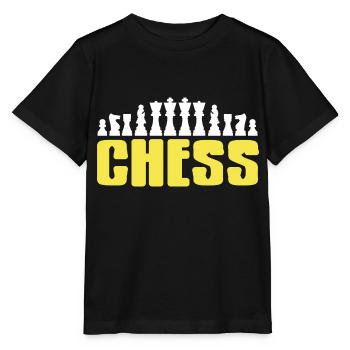 Awesome Chess Design For Chess Players T-Shirt - Stanley/Stella Kinder T-Shirt MINI CREATOR  - Schwarz - Vorne - Mikhail (115cm)