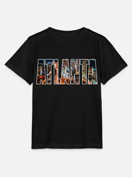 Atlanta - Stanley/Stella Kinder T-Shirt MINI CREATOR  - Schwarz