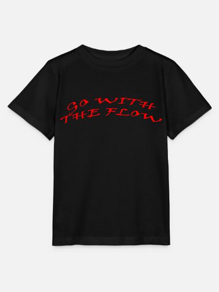 Go with the flow - Stanley/Stella Kinder T-Shirt MINI CREATOR  - Schwarz
