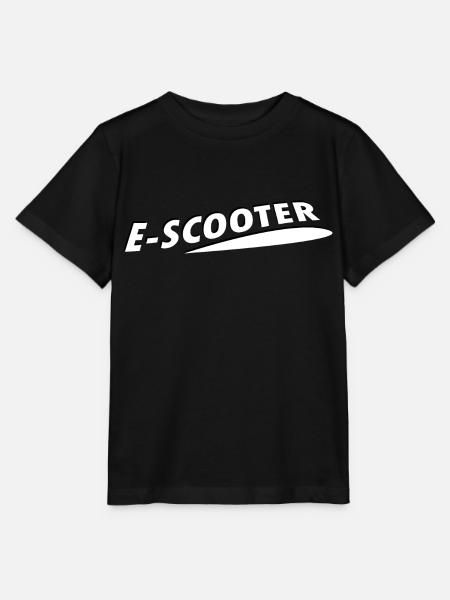 E-Scooter E-Roller Scooter - Stanley/Stella Kinder T-Shirt MINI CREATOR  - Schwarz