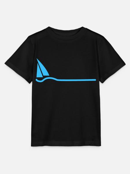 Segeln Segelboot - Stanley/Stella Kinder T-Shirt MINI CREATOR - Schwarz