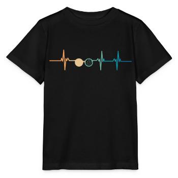Battement de cœur opticien-idée cadeau ophtalmo - T-shirt bio MINI CREATOR Stanley/Stella Enfant - noir - Devant - Mikhail (115cm)
