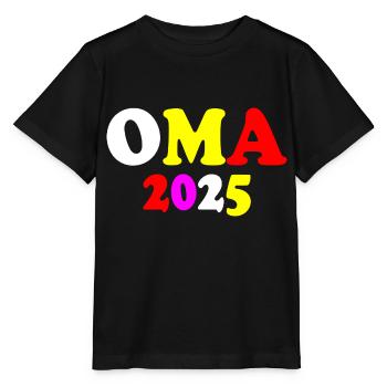 Oma 2025 - Stanley/Stella Kinder T-Shirt MINI CREATOR  - Schwarz - Vorne - Mikhail (115cm)