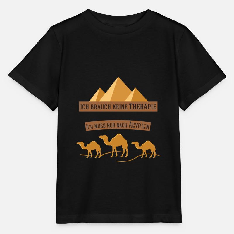 thérapie egypte - T-shirt bio MINI CREATOR Stanley/Stella Enfant - noir