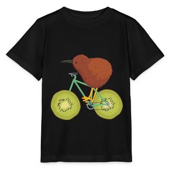 kiwi - T-shirt bio MINI CREATOR Stanley/Stella Enfant - noir - Devant - Mikhail (115cm)