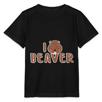 Biber - Stanley/Stella Kinder T-Shirt MINI CREATOR  - Schwarz - Vorne - Mikhail (115cm)