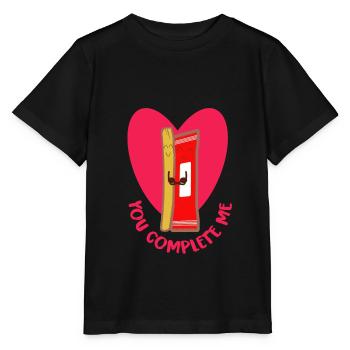 Freund Freundin - Stanley/Stella Kinder T-Shirt MINI CREATOR  - Schwarz - Vorne - Mikhail (115cm)