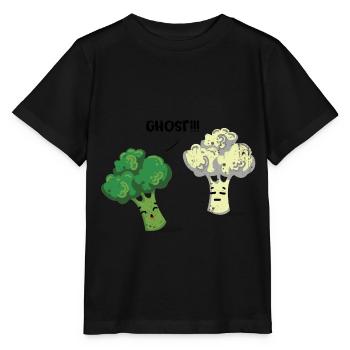 Brokkoli - Stanley/Stella Kinder T-Shirt MINI CREATOR  - Schwarz - Vorne - Mikhail (115cm)