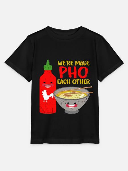 Aromatische Pho Reisnudelsuppe - Stanley/Stella Kinder T-Shirt MINI CREATOR - Schwarz
