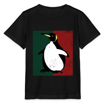 manchot - T-shirt bio MINI CREATOR Stanley/Stella Enfant - noir - Devant - Mikhail (115cm)