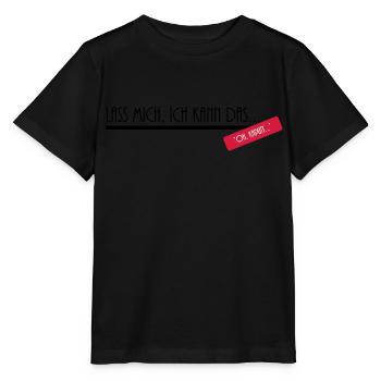 laissez-moi - T-shirt bio MINI CREATOR Stanley/Stella Enfant - noir - Devant - Mikhail (115cm)