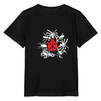 ladybug - Stanley/Stella MINI CREATOR Kids’ T-Shirt - black - Front - Mikhail (115cm)