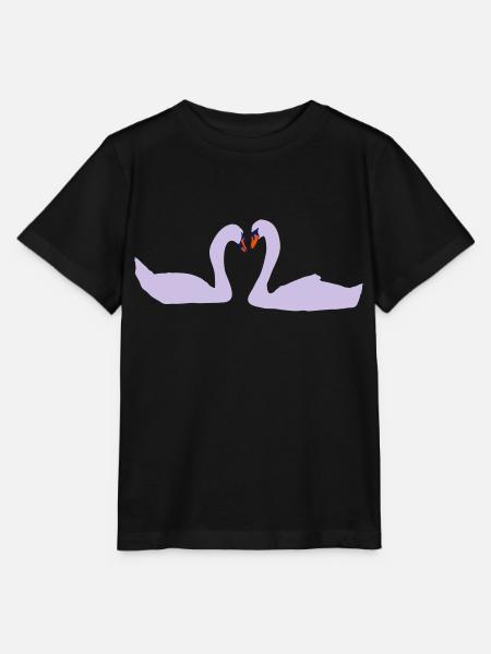 Schwäne - Swan - Stanley/Stella Kinder T-Shirt MINI CREATOR - Schwarz