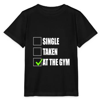 At the gym - Stanley/Stella MINI CREATOR Kids’ T-Shirt - black - Front - Mikhail (115cm)
