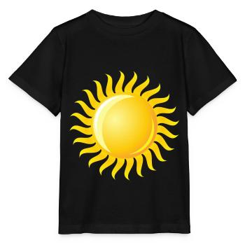 Sonne Sun - Stanley/Stella Kinder T-Shirt MINI CREATOR  - Schwarz - Vorne - Mikhail (115cm)