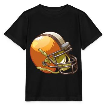 Football helmet - Stanley/Stella MINI CREATOR Kids’ T-Shirt - black - Front - Mikhail (115cm)