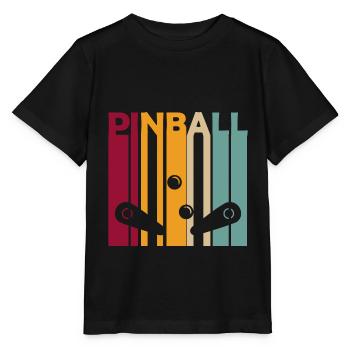 Flipper flipper flipper rétro vintage - T-shirt bio MINI CREATOR Stanley/Stella Enfant - noir - Devant - Mikhail (115cm)