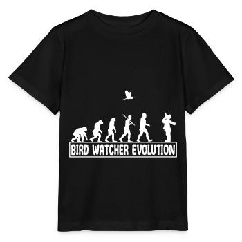 Ornithologie Singvogel Vögel beobachten Evolution - Stanley/Stella Kinder T-Shirt MINI CREATOR  - Schwarz - Vorne - Mikhail (115cm)