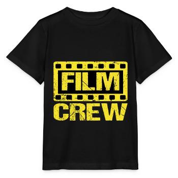 Film crew production team for filmmakers - Stanley/Stella MINI CREATOR Kids’ T-Shirt - black - Front - Mikhail (115cm)