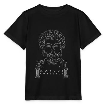 MARCVS AVRELIVS - T-shirt bio MINI CREATOR Stanley/Stella Enfant - noir - Devant - Mikhail (115cm)
