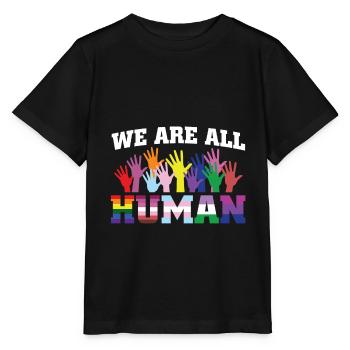 Contre le racisme - T-shirt bio MINI CREATOR Stanley/Stella Enfant - noir - Devant - Mikhail (115cm)