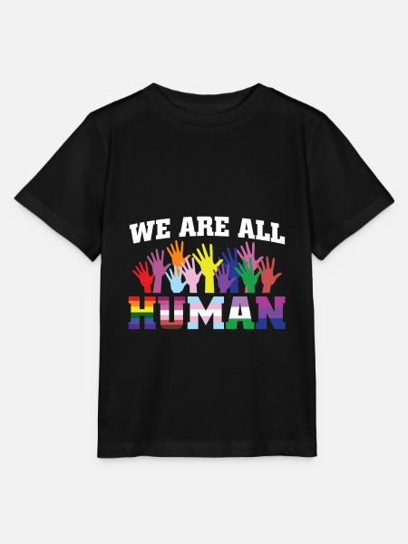 Tegen racisme - Stanley/Stella Kinder-T-shirt MINI CREATOR  - zwart