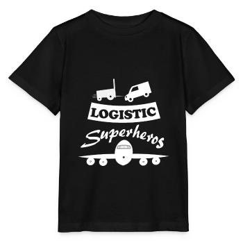 Logistics and transport - Stanley/Stella MINI CREATOR Kids’ T-Shirt - black - Front - Mikhail (115cm)