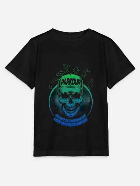 Parkour Freerunner Traceur Le Parcour - Stanley/Stella MINI CREATOR Kids’ T-Shirt - black