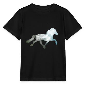 Islande de brouillard - T-shirt bio MINI CREATOR Stanley/Stella Enfant - noir - Devant - Mikhail (115cm)