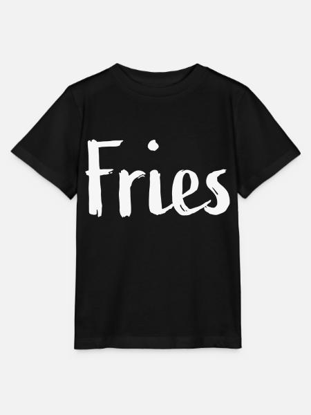 Fries - Stanley/Stella Kinder T-Shirt MINI CREATOR - Schwarz
