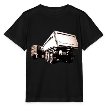 Trucks - Stanley/Stella MINI CREATOR Kids’ T-Shirt - black - Front - Mikhail (115cm)