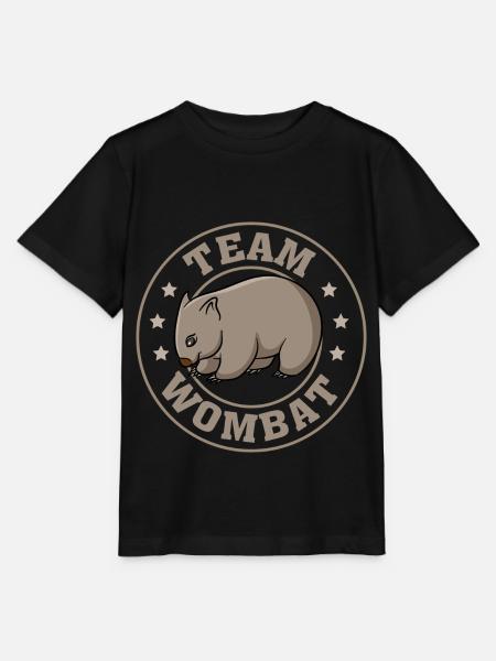 Team Wombat - Stanley/Stella Kinder T-Shirt MINI CREATOR  - Schwarz