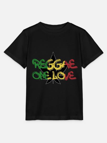 Reggae - T-shirt bio MINI CREATOR Stanley/Stella Enfant - noir