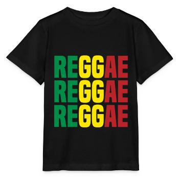 reggae - Stanley/Stella MINI CREATOR Kids’ T-Shirt - black - Front - Mikhail (115cm)