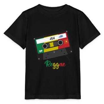 Groupe reggae - T-shirt bio MINI CREATOR Stanley/Stella Enfant - noir - Devant - Mikhail (115cm)