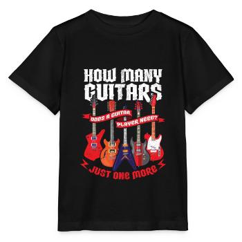 How Many Guitars Does A Guitar Player Need Guitare - T-shirt bio MINI CREATOR Stanley/Stella Enfant - noir - Devant - Mikhail (115cm)